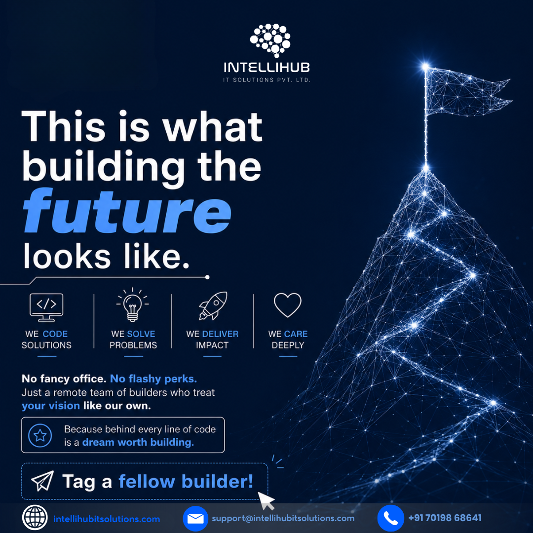 End-to-end digital & tech expertise team at IntelliHub IT Solutions